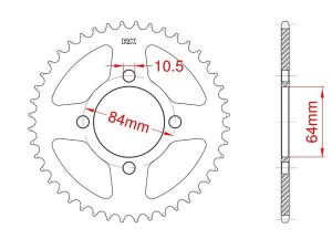 Couronne acier 49 dents
