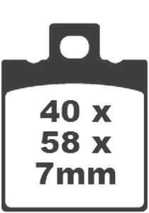 Jeu de plaquettes de frein PREMIER Kevlar_1