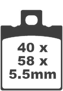 Jeu de plaquettes de frein PREMIER Kevlar