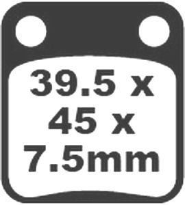 Jeu de plaquettes de frein PREMIER Kevlar_1