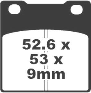 Jeu de plaquettes de frein PREMIER Kevlar_1