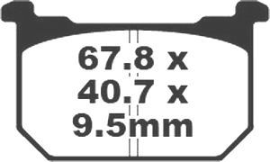 Jeu de plaquettes de frein PREMIER Kevlar_1