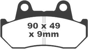 Jeu de plaquettes de frein PREMIER Kevlar_1