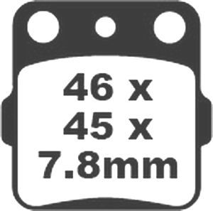 Jeu de plaquettes tout terrain PREMIER