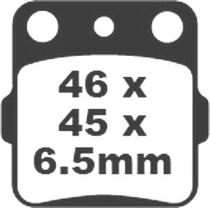 Jeu de plaquettes de frein PREMIER Kevlar_1