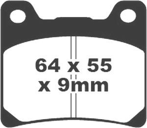 Jeu de plaquettes de frein PREMIER Kevlar_1