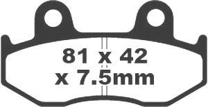 Jeu de plaquettes de frein PREMIER Kevlar_1