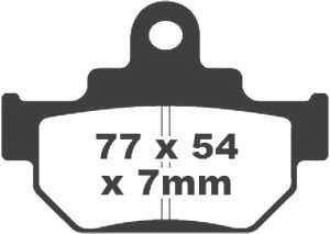 Jeu de plaquettes de frein PREMIER Kevlar_1