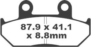 Jeu de plaquettes Goldfren 75% métal_1