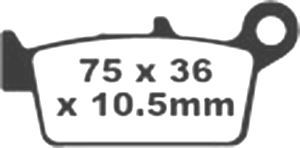Jeu de plaquettes de frein PREMIER Kevlar_1