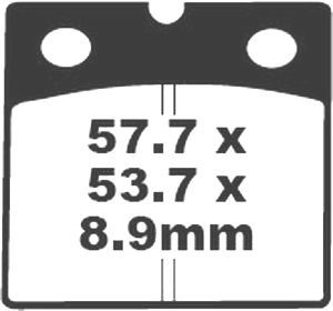 Jeu de plaquettes Goldfren 75% métal_1