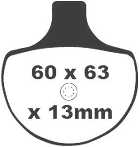 Plaquette de frein compétition PREMIER_1