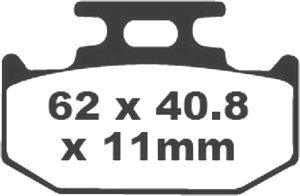 Jeu de plaquettes de frein PREMIER Kevlar_1