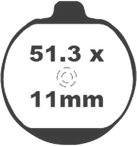 Jeu de plaquettes de frein PREMIER Kevlar_1