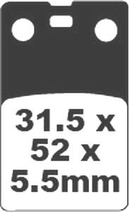 Jeu de plaquettes de frein PREMIER Kevlar_1