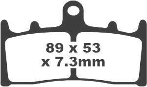 Jeu de plaquettes de frein PREMIER Kevlar_1