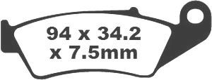 Jeu de plaquettes de frein PREMIER Kevlar_1