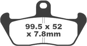Jeu de plaquettes de frein PREMIER Kevlar_1