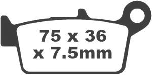 Jeu de plaquettes de frein PREMIER Kevlar_1