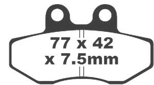 Jeu de plaquettes de frein PREMIER Kevlar_1