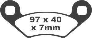 Jeu de plaquettes de frein PREMIER Kevlar_1