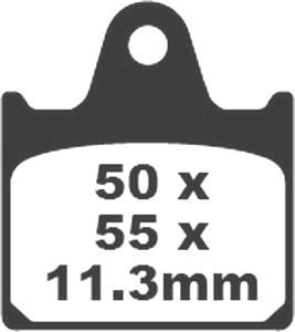 Jeu de plaquettes de frein PREMIER Kevlar_1