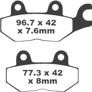 Jeu de plaquettes de frein PREMIER Kevlar_1