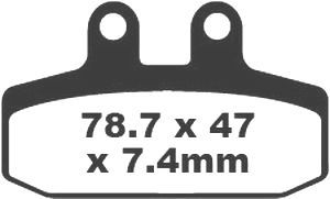 Jeu de plaquettes de frein PREMIER Kevlar_1