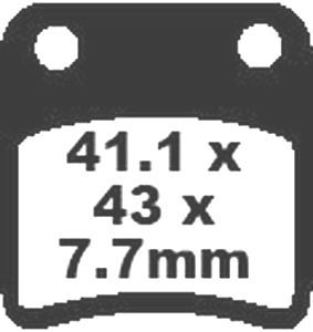 Jeu de plaquettes de frein PREMIER Kevlar