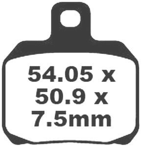 Jeu de plaquettes de frein PREMIER Kevlar_1
