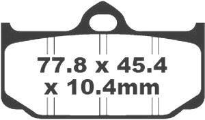 Jeu de plaquettes de frein PREMIER Kevlar_1