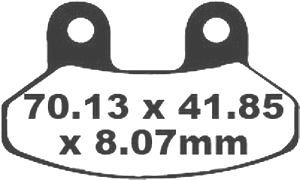 Jeu de plaquettes de frein PREMIER Kevlar