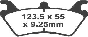 Jeu de plaquettes de frein PREMIER Kevlar