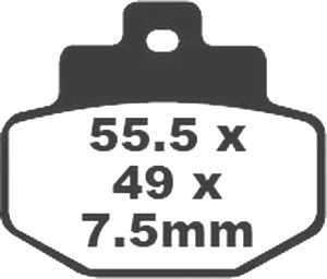 Jeu de plaquettes de frein PREMIER Kevlar_1