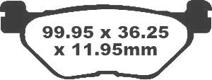 Jeu de plaquettes de frein PREMIER Kevlar_1