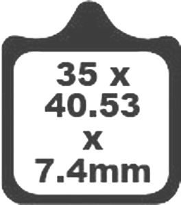Jeu de plaquettes de frein racing métalliques PREMIER_1