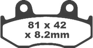 Jeu de plaquettes de frein PREMIER Kevlar_1