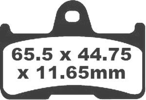 Jeu de plaquettes de frein PREMIER Kevlar_1