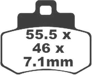 Jeu de plaquettes de frein PREMIER Kevlar_1