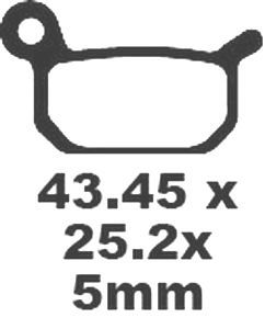 Jeu de plaquettes de frein PREMIER Kevlar_1