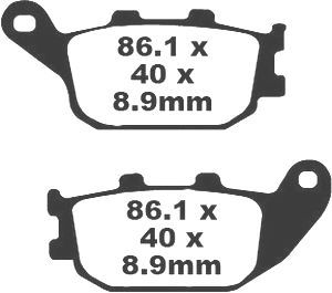 Jeu de plaquettes de frein PREMIER Kevlar_1