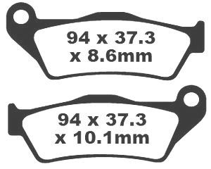 Jeu de plaquettes de frein PREMIER Kevlar_1