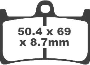 Jeu de plaquettes de frein PREMIER Kevlar