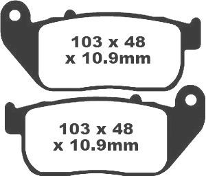 Jeu de plaquettes de frein PREMIER Kevlar_1