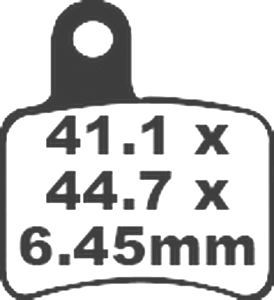 Jeu de plaquettes de frein PREMIER Kevlar_1