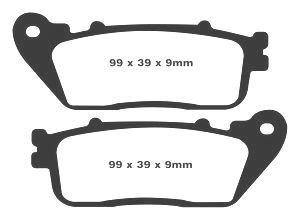 Jeu de plaquettes de frein racing métalliques PREMIER_1