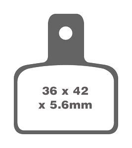 Jeu de plaquettes Goldfren bronze