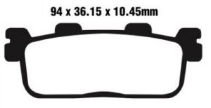Jeu de plaquettes de frein racing métalliques PREMIER_1
