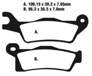 Jeu de plaquettes de frein PREMIER Kevlar_1