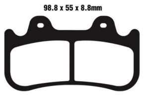 Jeu de plaquettes de frein racing métalliques PREMIER_1